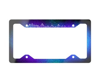 ACOTAR Velaris Flipped Painted Metal License Plate Frame