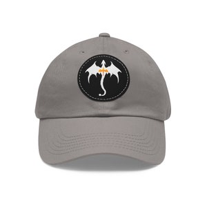 Fourth Wing | Dragon Lover | Baseball Hat with Leather Patch | Iron Flame Hat | Custom Hat | Book Lover Accessories image 10