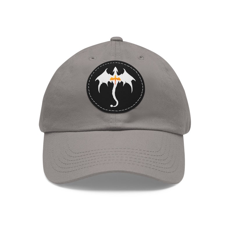 Fourth Wing | Dragon Lover | Baseball Hat with Leather Patch | Iron Flame Hat | Custom Hat | Book Lover Accessories image 10