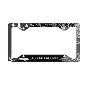 Officially Licensed Fourth Wing License Plate Frame, Fourth Wing Basgiath Alumni, Fourth Wing Accessories, Fourth Wing Car