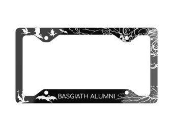 Officially Licensed Fourth Wing License Plate Frame, Fourth Wing Basgiath Alumni, Fourth Wing Accessories, Fourth Wing Car