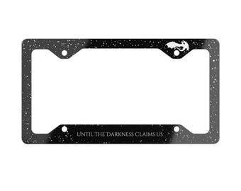 Throne of Glass "Until the Darkness Claims Us" Wyvern License Plate Frame - Officially Licensed