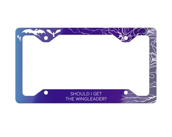 Fourth Wing Basgiath Alumni License Plate Frame, Bookish Gift