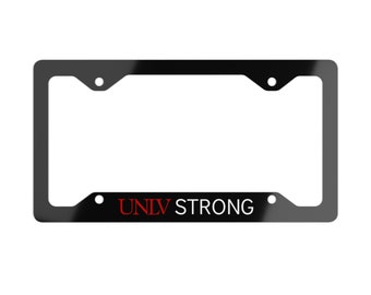 UNLV STRONG Metal License Plate Frame - Proceeds Go To Families