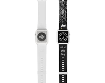 Officially Licensed Fourth Wing Watch Band for Apple Watch Black/White Violent Little Thing