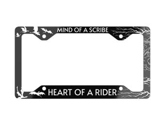 Fourth Wing License Plate Frame: Basgiath Alumni Car Accessories