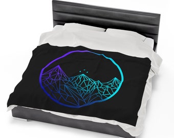 ACOTAR Velveteen Plush Blanket, Velaris Blanket, Acotar Blanket