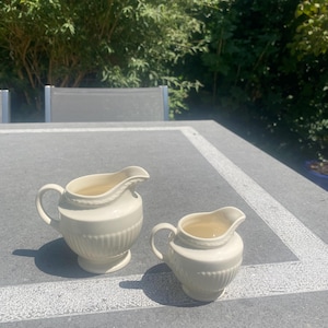 Wedgwood Edme Milkjug & Creamer