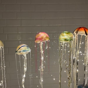 Jellyfish Lamp Etsy UK