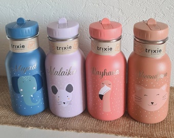 Personalized trixie bottle with engraver, children's bottle, personalized bottle