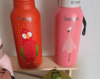 Personalized trixie bottle with engraver, children's bottle, personalized bottle 500ml version