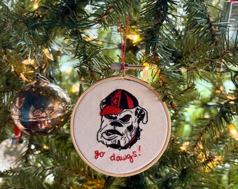Custom Ornament Embroidery Hoop