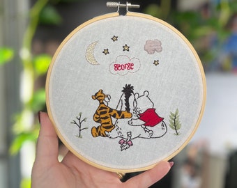 Custom Nursery Embroidery Hoop