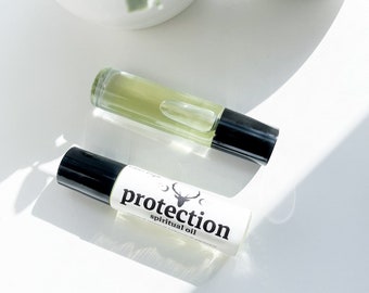 PROTECTION OIL | Spiritual Protection & Intention | Energy | Roll-On Fragrance Perfume | Witchcraft Magic | Spiritualism Gift | Herbal Blend
