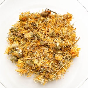 CALENDULA FLOWERS BULK | Calendula officinalis | Tea, Recipes | Whole Flower | Herbal Spiritual Witchcraft Gift