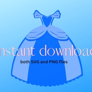 Prinzessin Kleid SVG, Cinderella kleine Mädchen Party. Fancy Dress Princess, 3D Prinzessinnenkleid