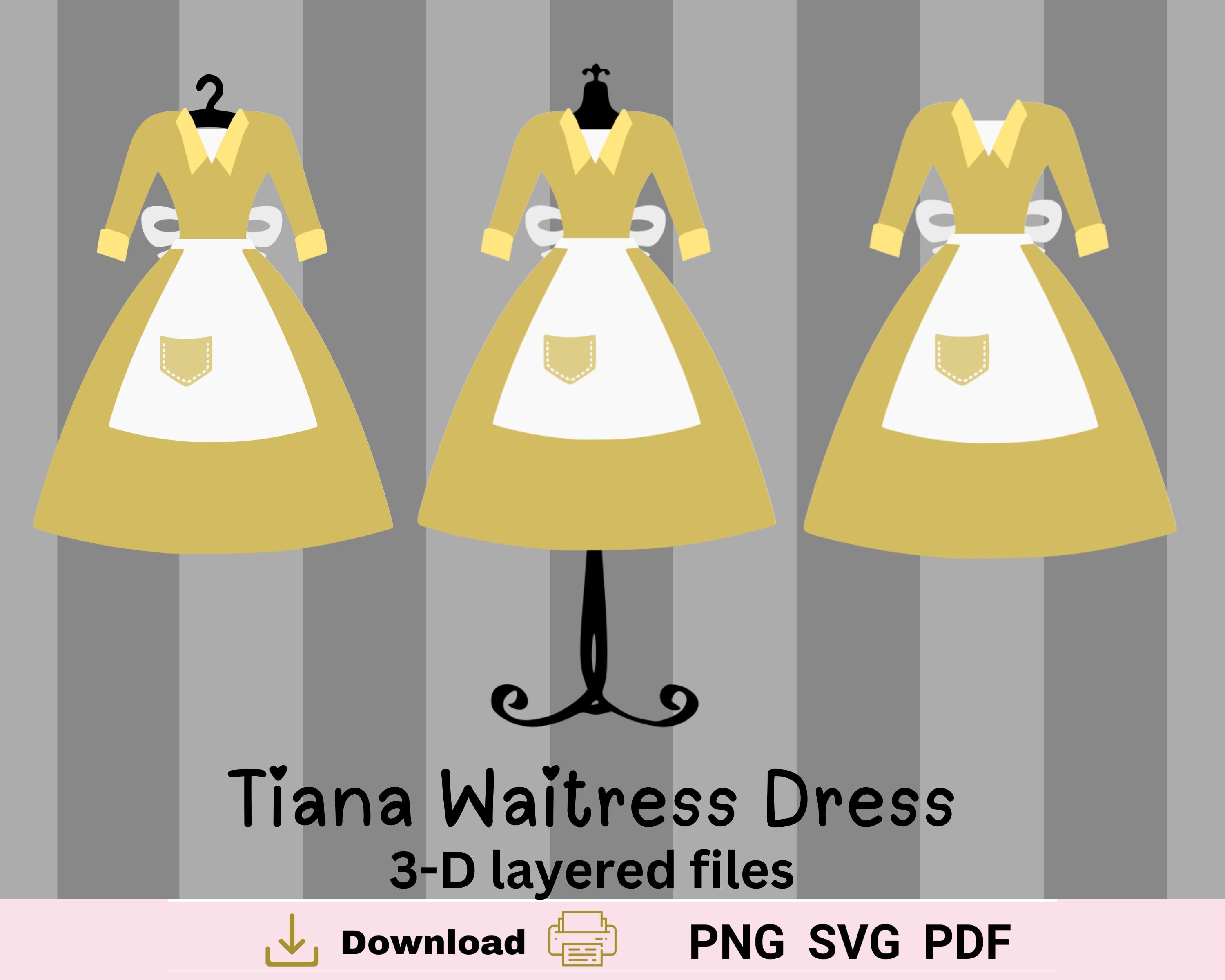 ティアナ ウェイトレスドレス Tiana waitress dress - Etsy 日本