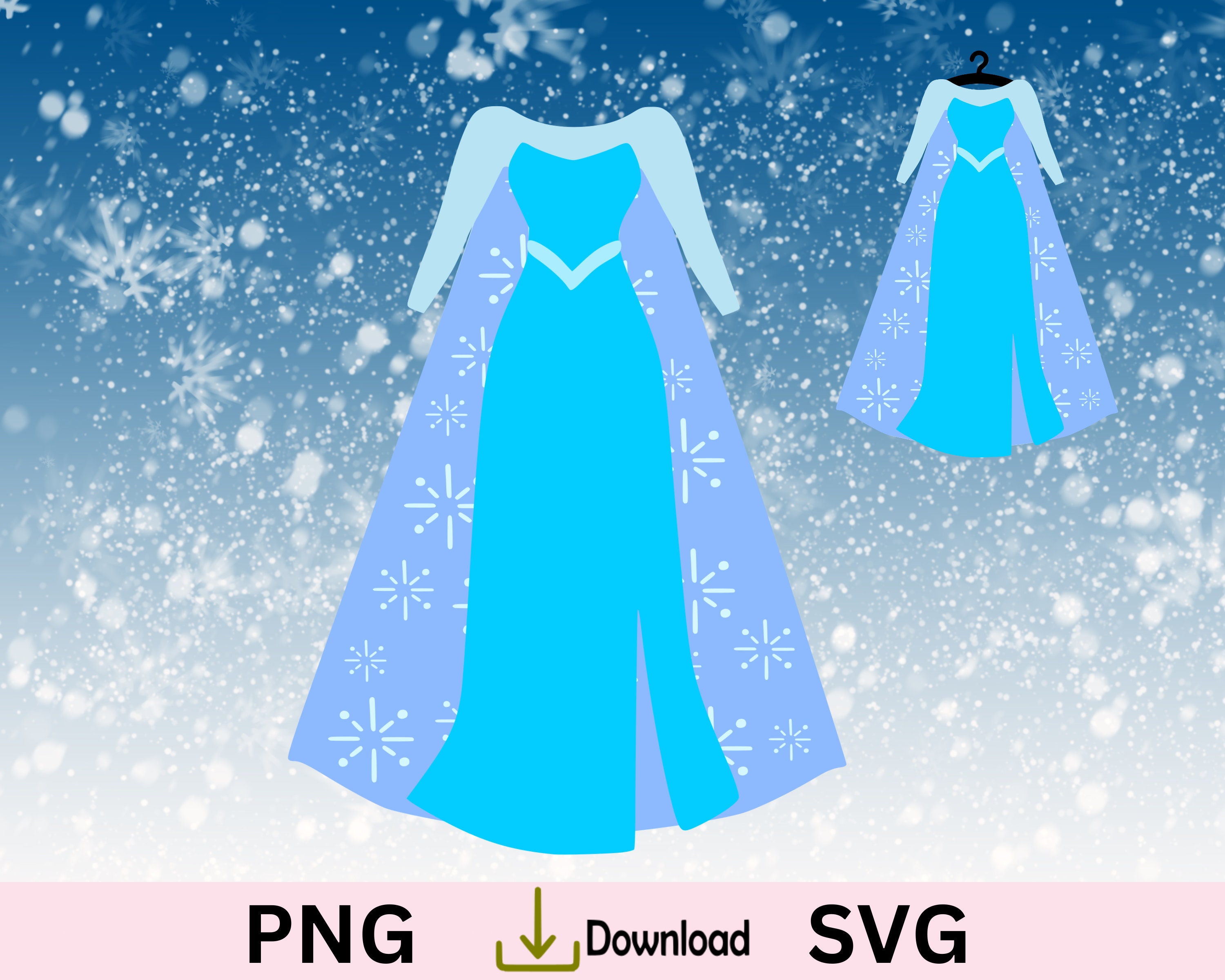 Vestido de princesa SVG Frozen Elsa Princess Ice Queen Princess Decoraciones de fiesta de cumpleanos Topper de pastel congelado estandarte de Elsa. Estandarte de princesa. Etsy Mexico