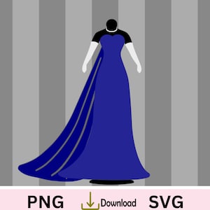 Anastasia Ballet Dress SVG: Princess Gown Papercraft (Digital Download)