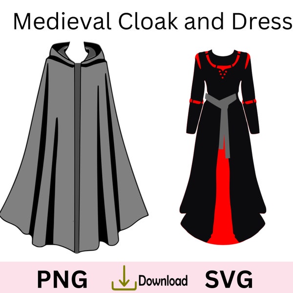 Medieval Dress Pattern - Etsy UK