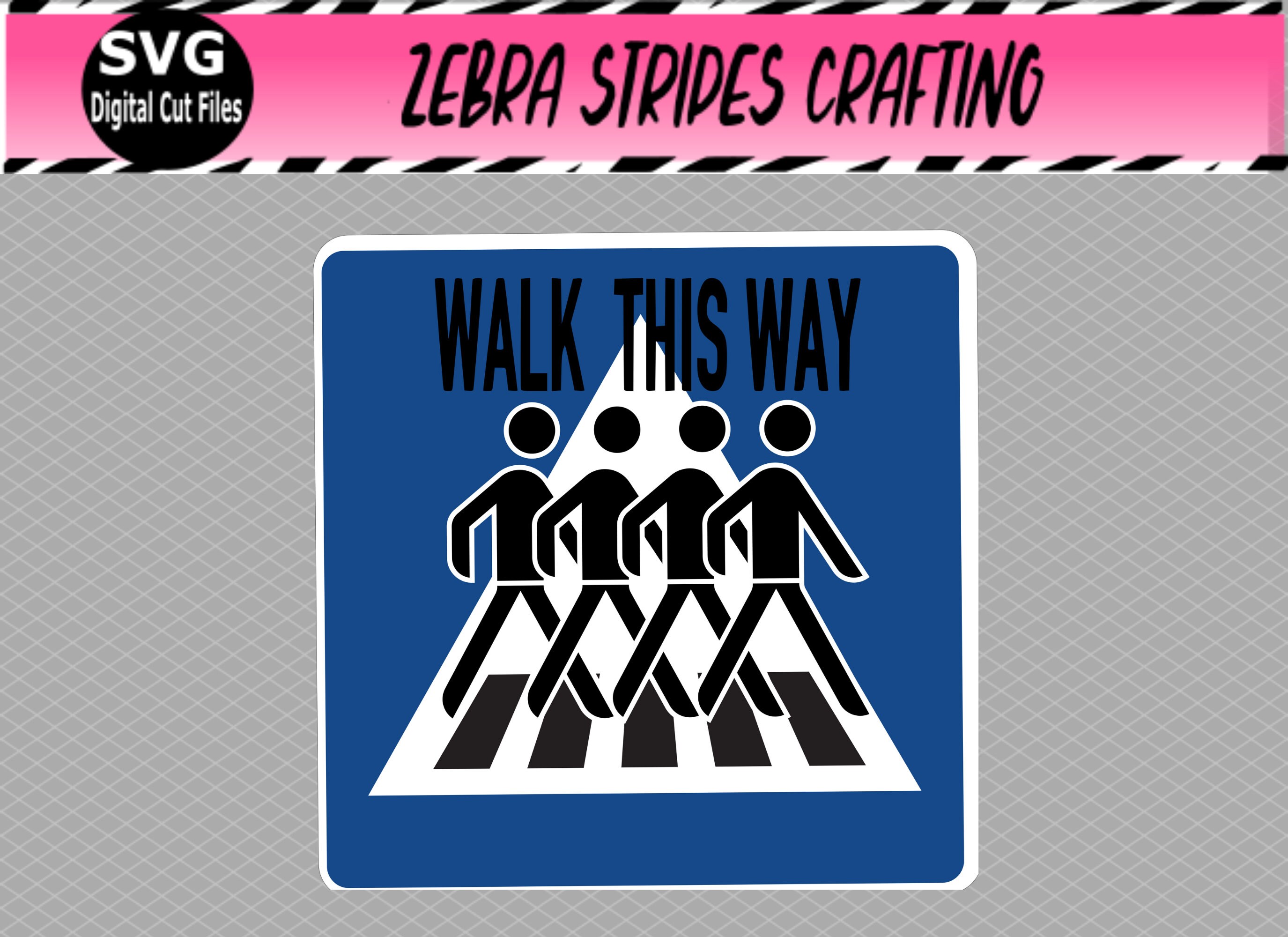 Papercraft Beatles walk this way SVG Craft Supplies & Tools etna.com.pe