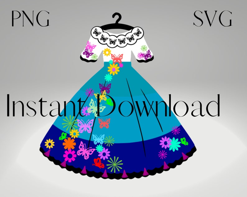 Princess Dress Mirabel Mirabel SVG Mirabel PNG. Mirabel - Etsy