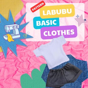 Patrón de ropa básica Labubu