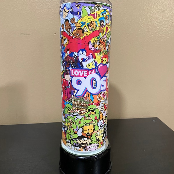 I Love the 90's cartoon tumbler/cup, classic cartoon, best friend gift, 90's baby cup, 90's cartoon tumbler, 90's tv shows cup.