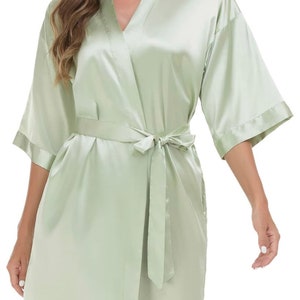 Sage green robe