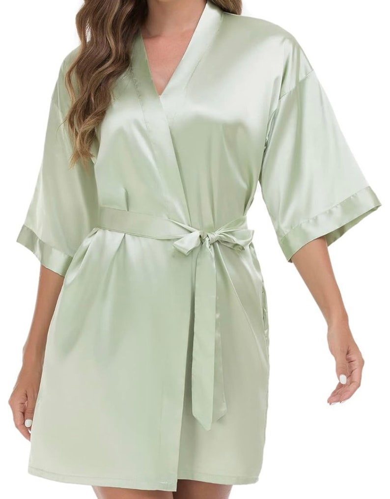 Sage green robe