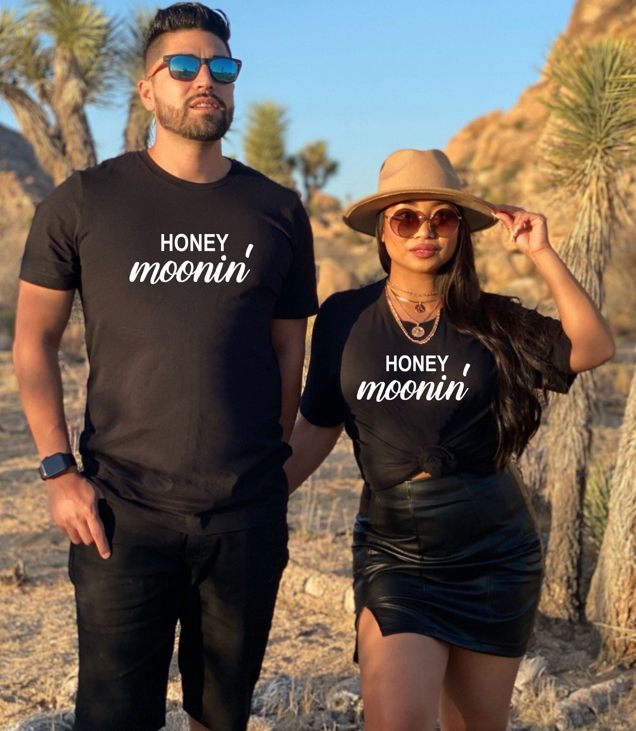 Honey Moon couples unisex tee shirt, bride and groom gift, couples matching tee, engagement gift, wedding gift, Valentines day gift.