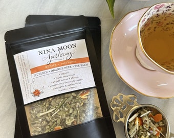 Loose leaf tea organic cold relief blend