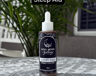 Tintura para la hora de dormir • Apoyo natural para el sueño • Extracto de raíz de valeriana, hierba gatera y lúpulo • Remedio herbal para el descanso, la relajación y el insomnio