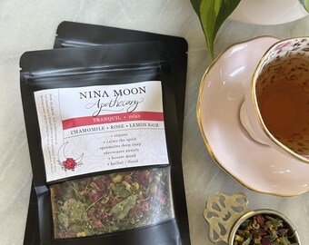 Loose leaf tea organic relaxation blend