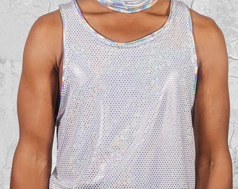 Glittery Men's Tank Top