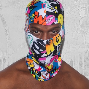 Street Style Balaclava Face Mask with Open Eyes for Men