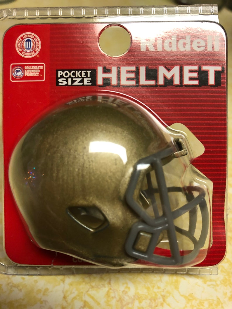 Custom Pocket Pro Notre Dame Helmet Etsy
