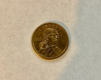 Rare Vintage Sacagawea Coin with No Date