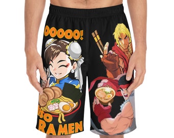 Miso Ramen SF Alpha Men's Board Shorts (AOP)