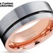 see more listings in the Rose Gold Tungsten Ring section