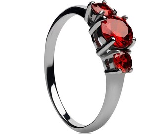 Ruby Wedding Ring - Etsy