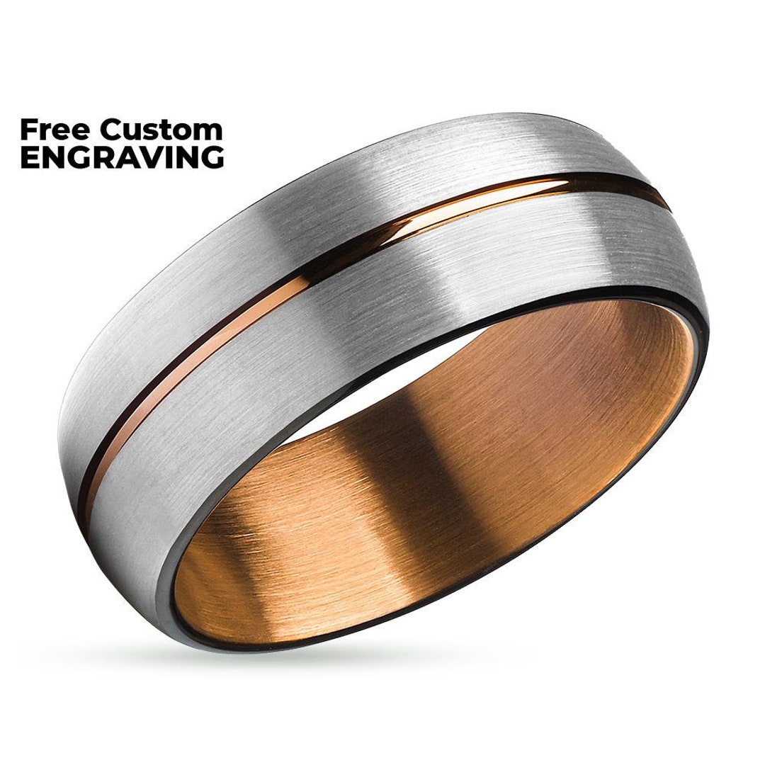 Espresso cheap tungsten ring