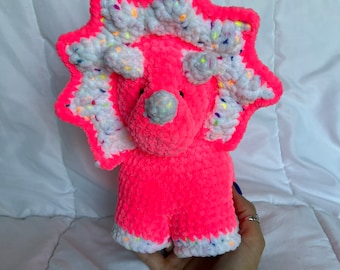 Tuck the Triceratops Crochet Pattern, Triceratops, Triceratops Crochet Pattern, Dinosaur Crochet Pattern, Triceratops pattern