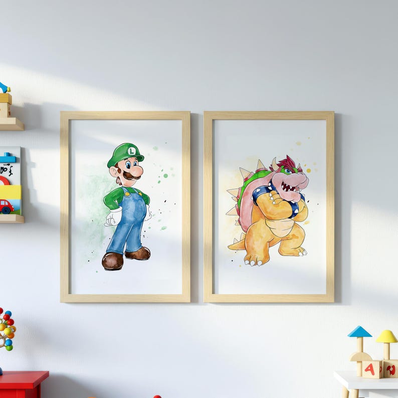 Super WALL ART Prints, Gallery Wall Art, Set of 6 Downloadable Prints ...