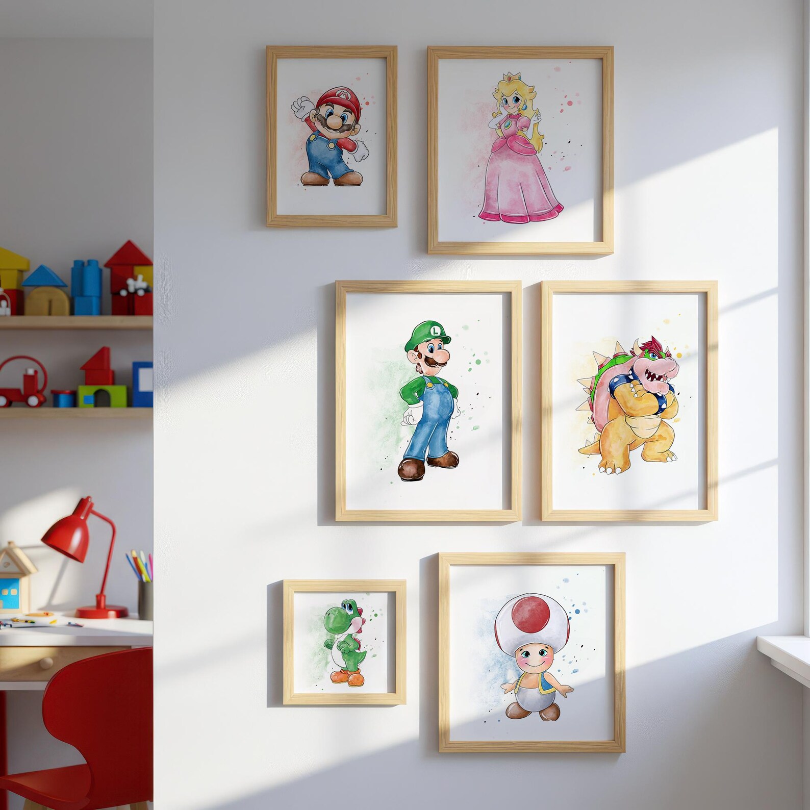 Super WALL ART Prints, Gallery Wall Art, Set of 6 Downloadable Prints ...
