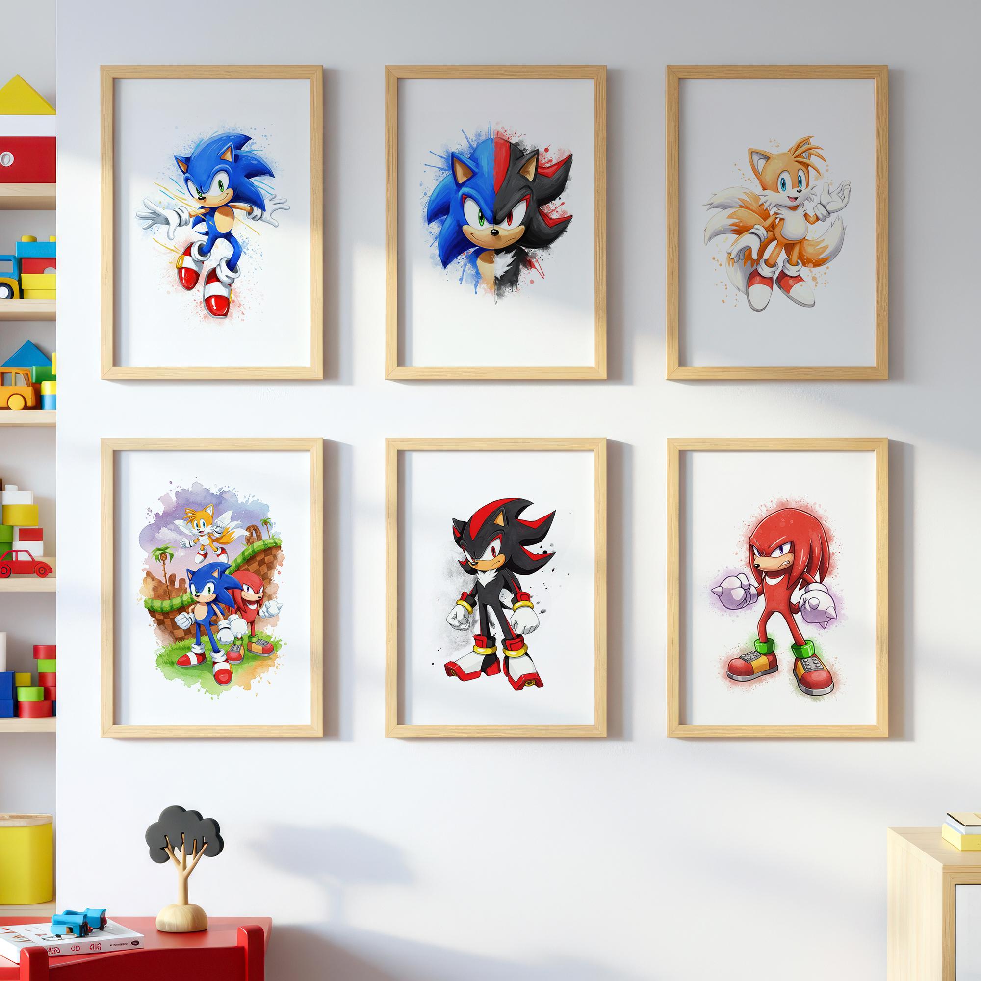 Sonic shadow poster - Etsy België, image size:2000x2000