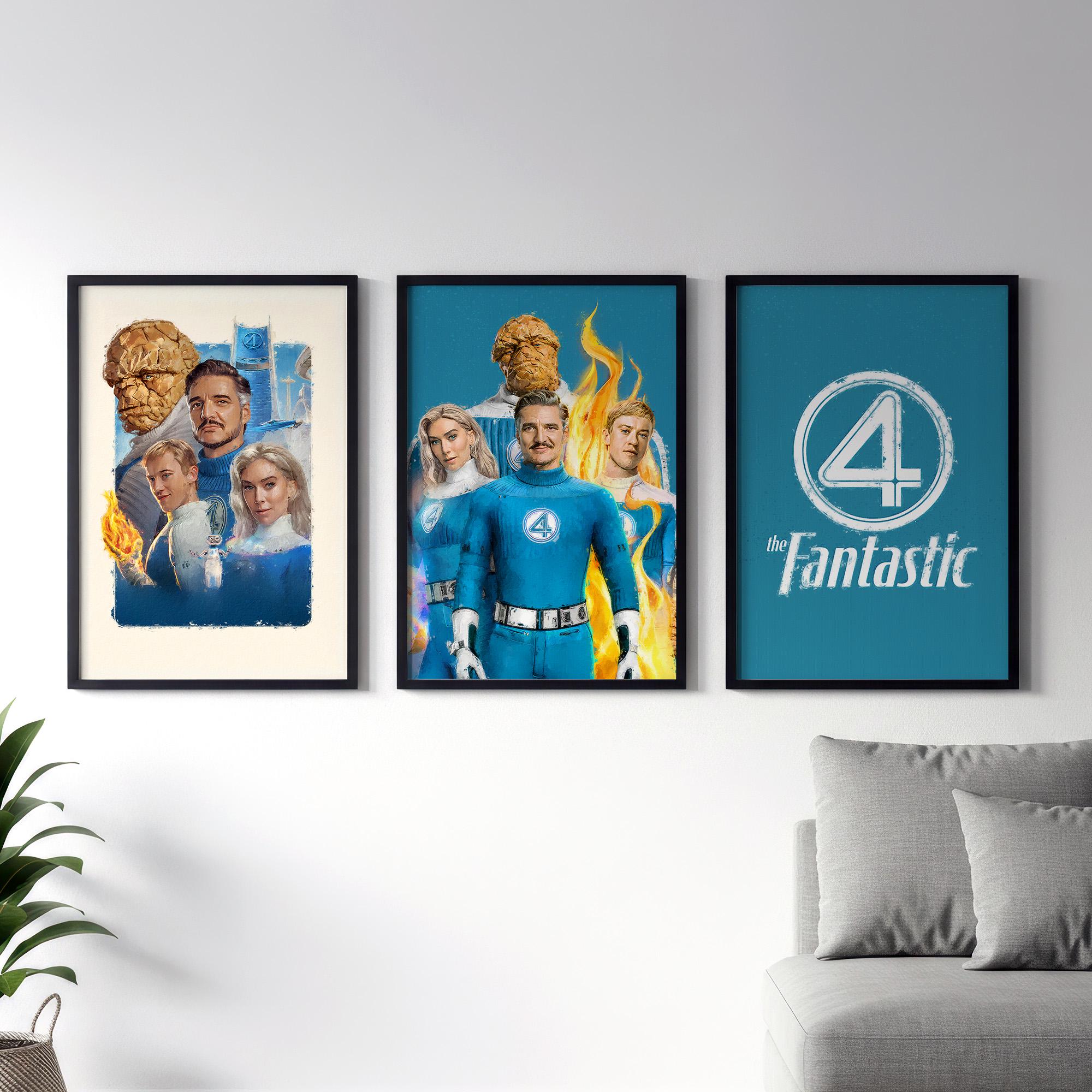 Fantastic four poster - Etsy 日本