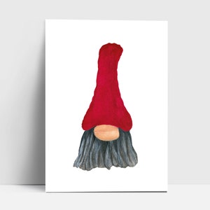 Postkarte "Wichtel" | Grußkarte | Postkarte | Aquarell