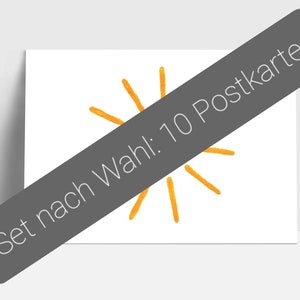 Nach Wahl: 10 Postkarten | Grußkarten | Postkarten | Aquarell