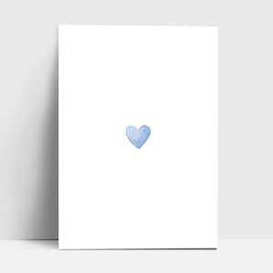 Postkarte "Herz" | Grußkarte | Postkarte | Aquarell